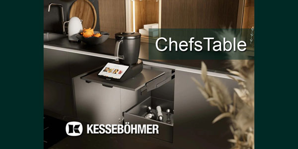 ChefsTable — революционный поворотный стол для современной кухни Kessebohmer в Омске